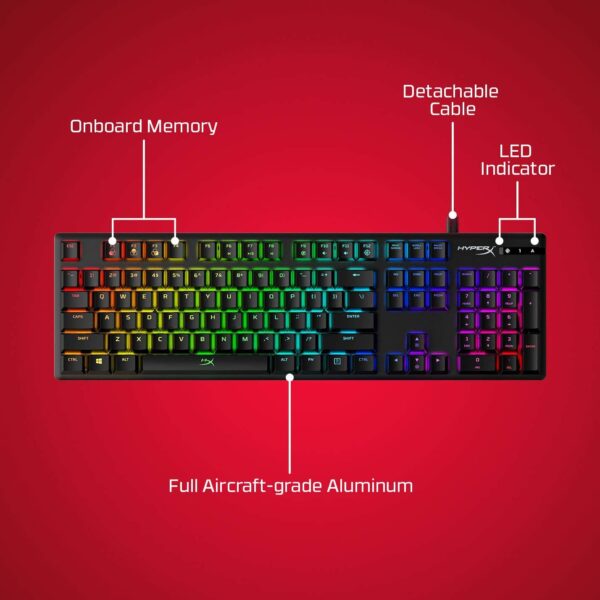 HyperX Alloy Origins - Mechanical Gaming KeyBoard - Image 5