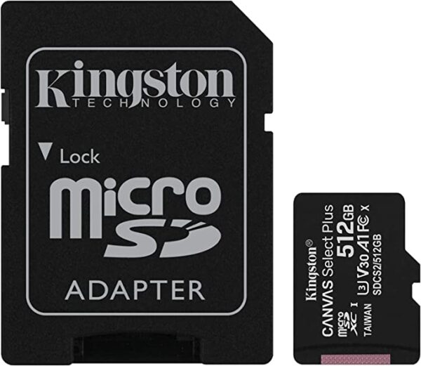 KINGSTON MICRO SD CANVAS SELECT PLUS 512GB 100MB/S - Image 2