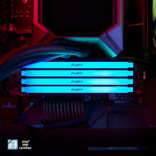 Ram Kingston Fury 16GB Beast 3600MT/s DDR4 CL18 Desktop Memory Single Module | Intel XMP | AMD Ryzen | Plug n Play | RGB Infrared Syncing | KF436C18BB2A/16 - Image 5