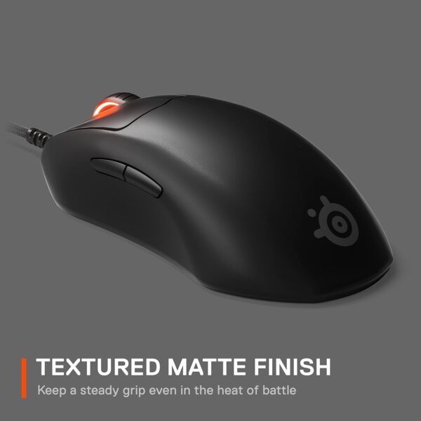 SteelSeries Esports FPS Gaming Mouse – Ultra Lightweight 69g – Prime Edition – 5 Programmable Buttons – 18K CPI TrueMove Pro Sensor – Magnetic Optical Switches – Customization - RGB Lighting – PC/Mac | OPEN BOX - Image 3