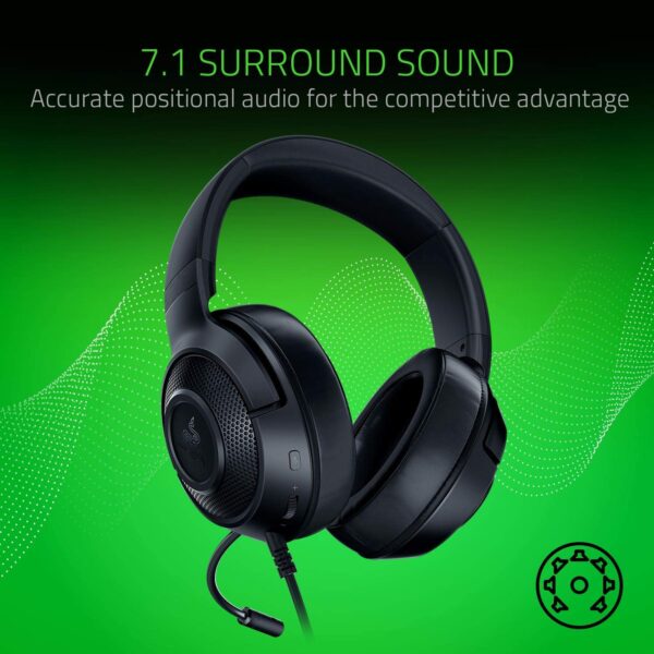 Razer Kraken X LITE AUX Gaming Headset - Image 3