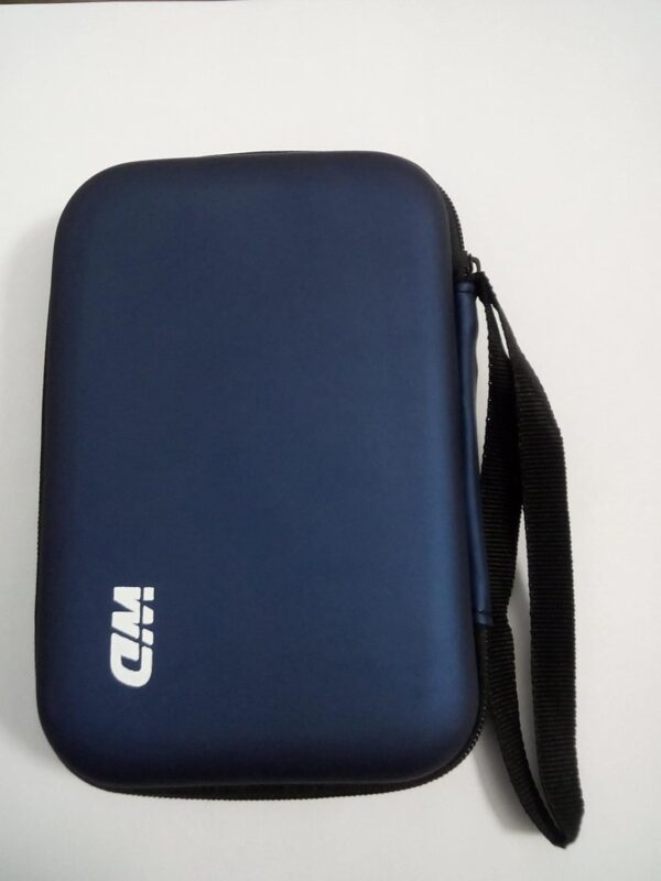 Western Digital External Hard Disk Drive Bag - HARD SHELL COVER- NAVY BLUE - Image 2