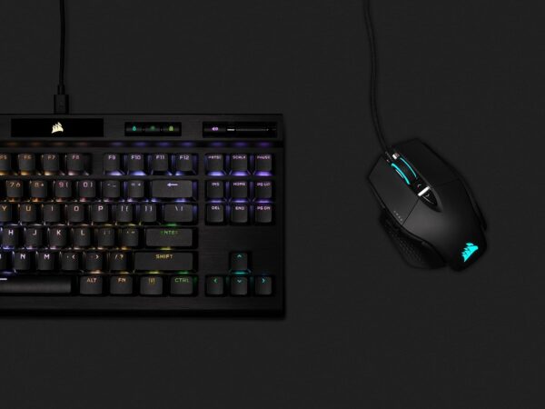 Corsair M65 RGB Ultra Tunable FPS Gaming Mouse Marksman 26,000 DPI Optical Sensor, Optical Switches, AXON Hyper-Processing Technology, Sensor Fusion Control, Tunable Weight System - Black - Image 15