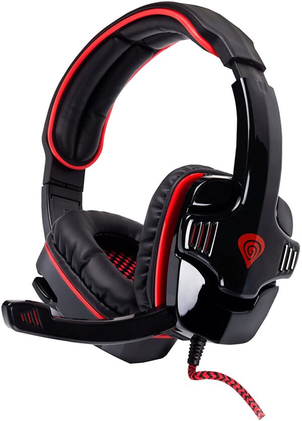Genesis HX66 On-Ear Headphones with Microphone, with USB - Image 2