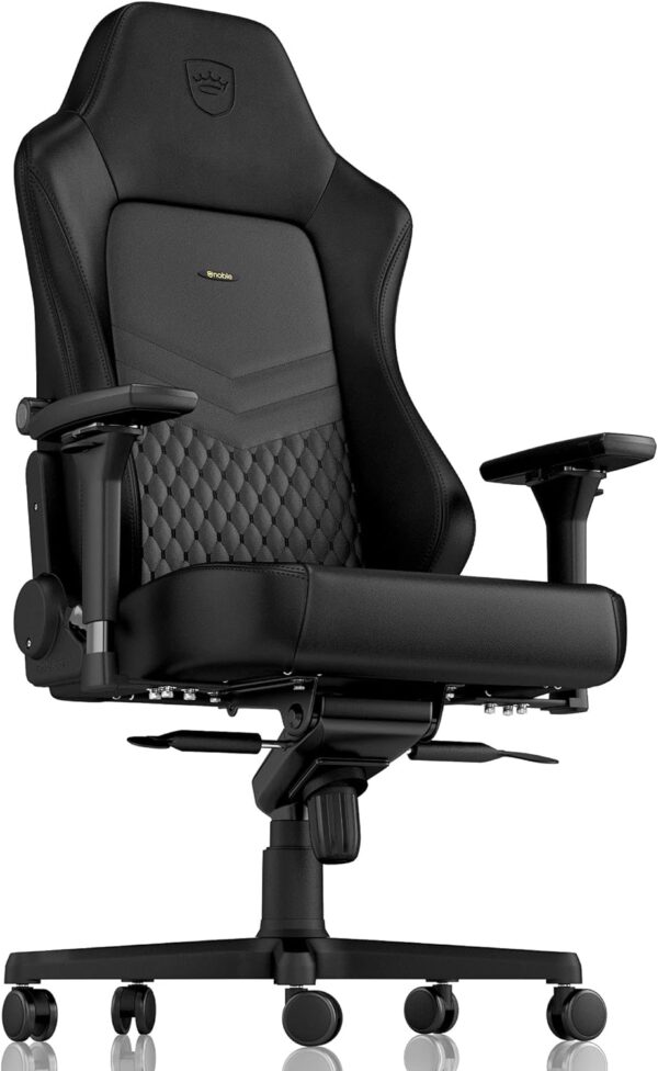 HERO REAL LEATHER BLACK NOBLECHAIRS GAMING & OFFICE CHAIR  "AWARD WINNING" - Image 3