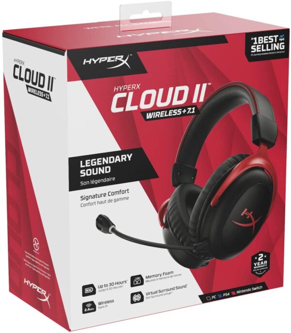 HyperX Cloud II Wireless ? Gaming Headset for PC, PS4 "OPENBOX"