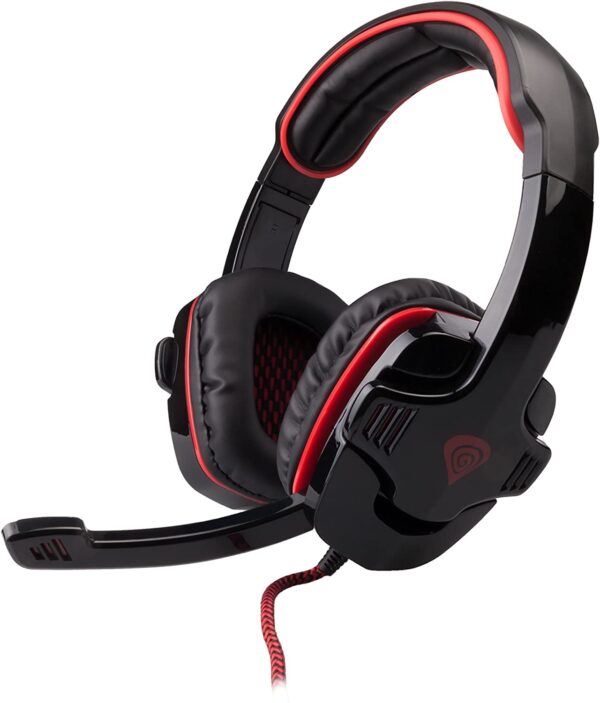 Genesis HX66 On-Ear Headphones with Microphone, with USB - Image 3