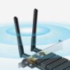 TP-Link AC1300 PCIe WiFi PCIe Card (Archer T6E) - 2.4G/5G Dual Band Wireless PCI Express Adapter, Low Profile, Long Range, Heat Sink Technology, Supports Windows 10/8.1/8/7/XP - Image 2