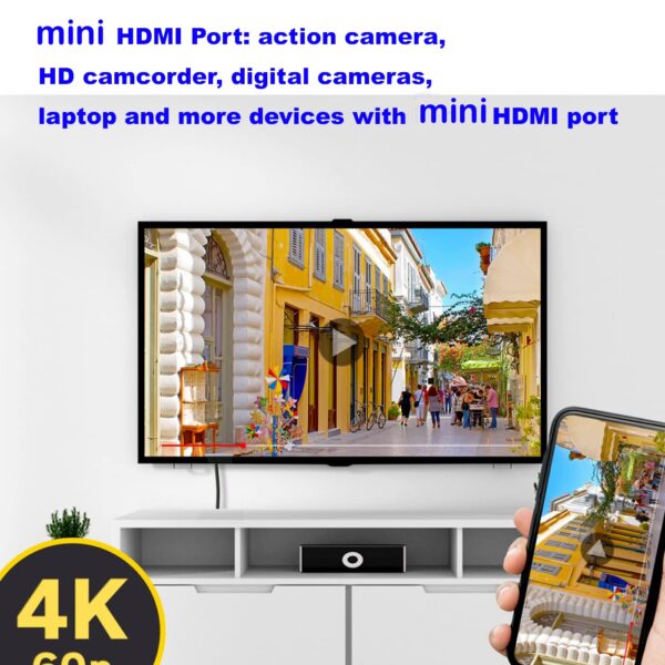High-Speed 2.0V HDMI to HDMI Cable 30 Meter  with Signal Booster, Support 3D 4K/60Hz 1080p 720p Compatible with Camera, Camcorder, Tablet and Graphics/Video Card, Laptop - Image 4