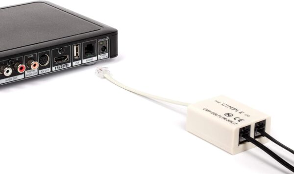 CO 2 Wire, 1 Line DSL Filter, with Built in Splitter - for Removing Noise and Other Problems from DSL Related Phone Lines - Image 2