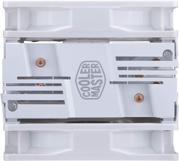 Cooler Master Hyper LED Turbo CPU Air Cooler, Dual XtraFlo 120mm White LED PWM Fan , Mounting Kits , 4 Heat Pipes, Aluminum Fins, Direct Contact - WHITE - Image 8