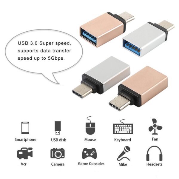 OTG USB 3.0 FEMALE TO TYPE-C MALE