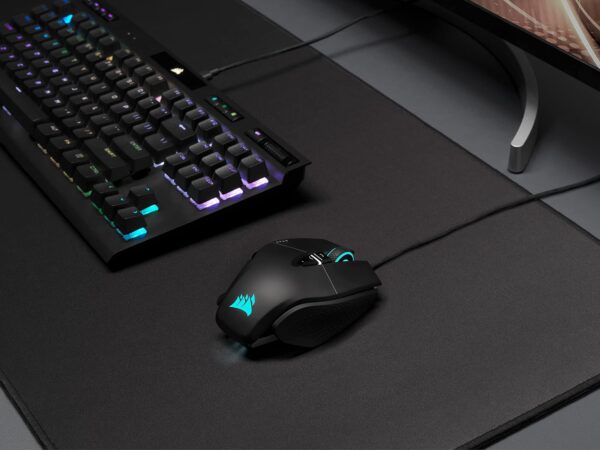 Corsair M65 RGB Ultra Tunable FPS Gaming Mouse Marksman 26,000 DPI Optical Sensor, Optical Switches, AXON Hyper-Processing Technology, Sensor Fusion Control, Tunable Weight System - Black - Image 18