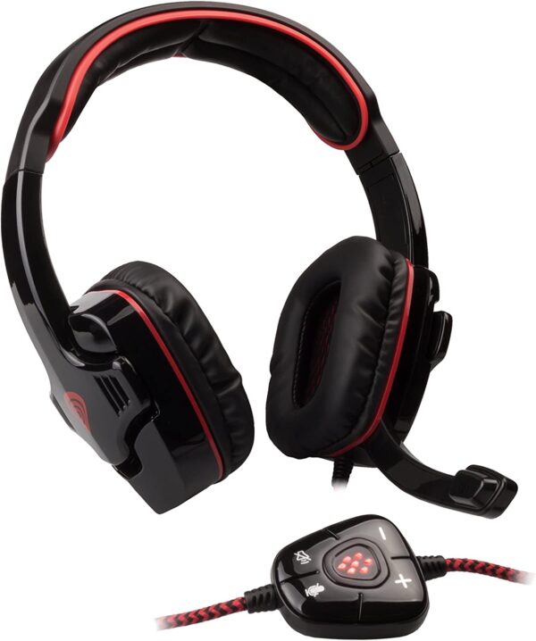 Genesis HX66 On-Ear Headphones with Microphone, with USB