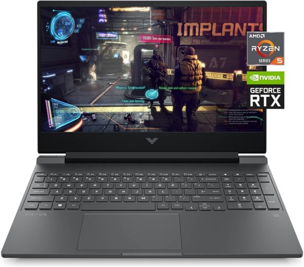 HP Victus 15-FB1013DX Gaming Laptop , AMD Ryzen 5 7535HS Upto 4.5GHz, 8GB RAM, 512GB SSD, NVIDIA GeForce RTX 2050, 15.6" 144Hz FHD Display , Backlit keys, Windows 11 Home | NEW REFURBISHED - Image 12
