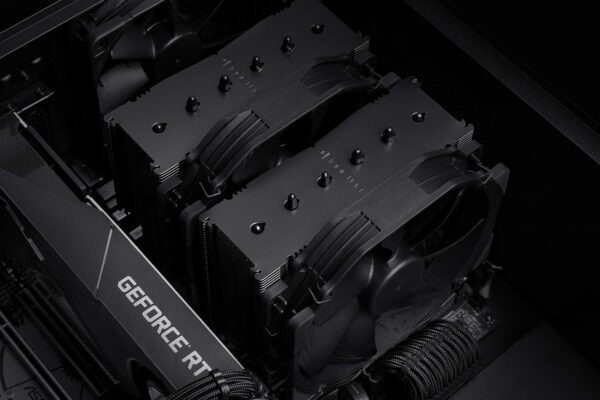 Noctua NH-D15 chromax.Black, Dual-Tower CPU Cooler (140mm, Black) "AWARD WINNING" - Image 2