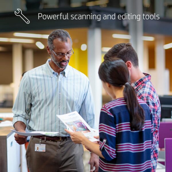 HP Scanner 24-bit (external), 48-bit (internal) CIS Up to 600 x 600 dpi (color and mono, ADF); Up to 1200 x 1200 dpi (color and mono, flatbed) ScanJet Pro 2600 f1 Scanner - Image 10