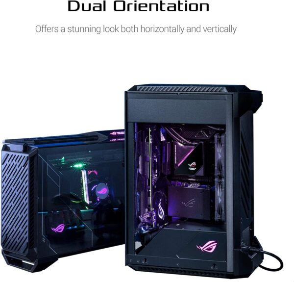 ASUS ROG GR101 Z11 Mini-ITX/DTX GAMING & BUSINESS PC CASE -  BLACK - Image 3