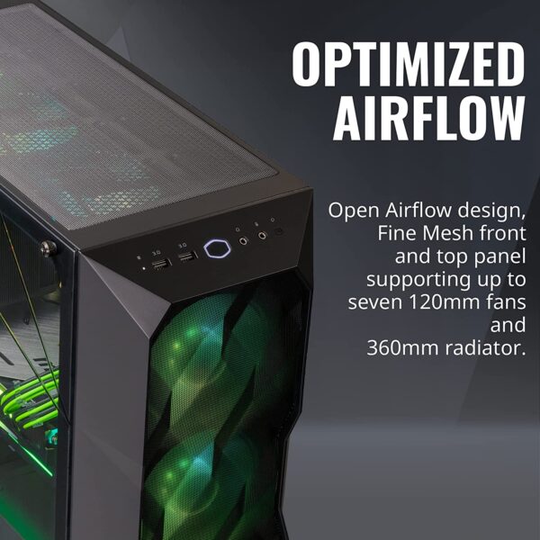 Cooler Master MasterBox TD500 Mesh V2 Airflow ATX Mid ARGB - Image 5