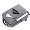Laptop Backpack - for Tablets & Laptops up to 15.6" - Waterproof - Electronics Protection  - Scratchproof - Travel Friendly - Organized Compartments - USB Charge Port - Slim Casual Business Design - Heavy Duty - 42 x 12 x 30 cm - GREY - Image 19