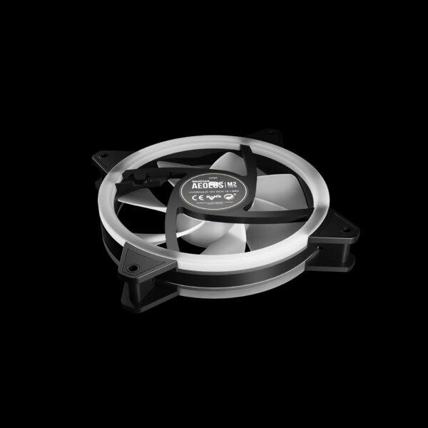 GAMDIAS AEOLUS M2-1204R BLACK 4*FANS HYDRAULIC 1500RPM - Image 4