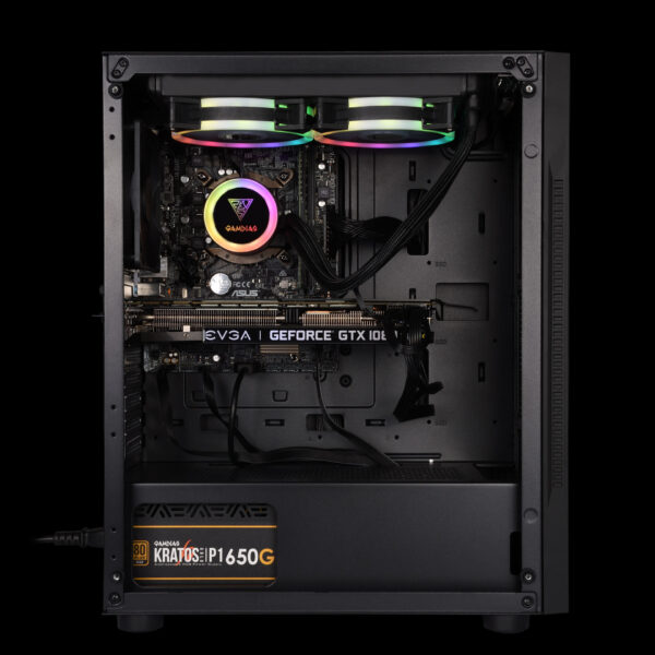 GAMDIAS ARGUS E2 ELITE MIDTOWER TG*2 / FAN*1 BLACK CASE - Image 3