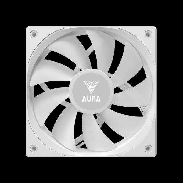 GAMDIAS AURA GL360 V2 Liquid CPU Cooler, 120mm, Triple Fan, White ARGB AIO, Mirror Style  Rotatable Pump, LGA 1700/AM5 Ready, Built-in Lighting Effects, Hidden Cable Management | WHITE  AURA-GL360-V2-W - Image 13