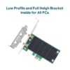 TP-Link AC1300 PCIe WiFi PCIe Card (Archer T6E) - 2.4G/5G Dual Band Wireless PCI Express Adapter, Low Profile, Long Range, Heat Sink Technology, Supports Windows 10/8.1/8/7/XP - Image 5