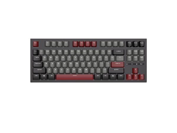 RK ROYAL KLUDGE R87 Wired Mechanical Keyboard RED Switch Tenkeyless TKL 87 Key RGB Backlit Hot-swappable Gamer Keyboard Customized Keycaps with Dust Cover - Black - Image 8