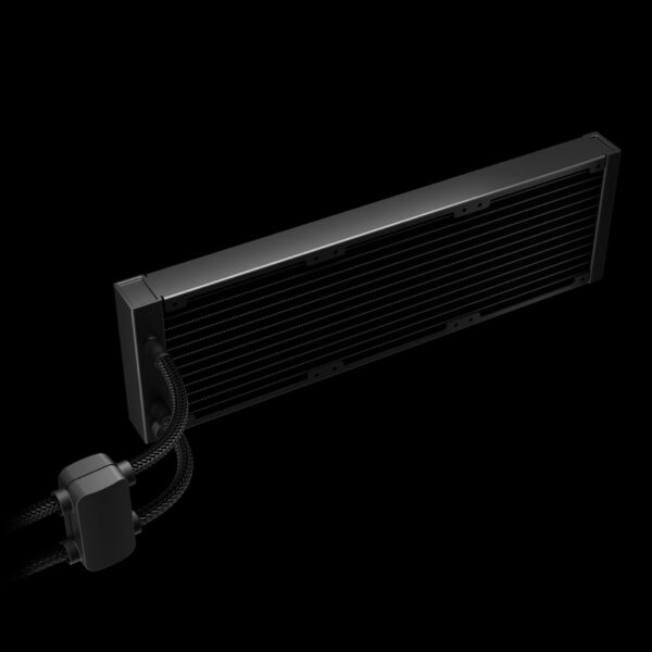 Gamdias CHIONE M4-360 CPU Liquid Cooler, 3X 120mm ARGB PWM Fans, RGB Sync with motherboards, Rotatable 2.1" LCD Displays - BLACK - Image 5