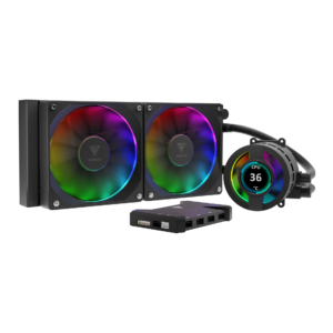 GAMDIAS CHIONE P3-240U BLACK LIQUID COOLER WITH LCD