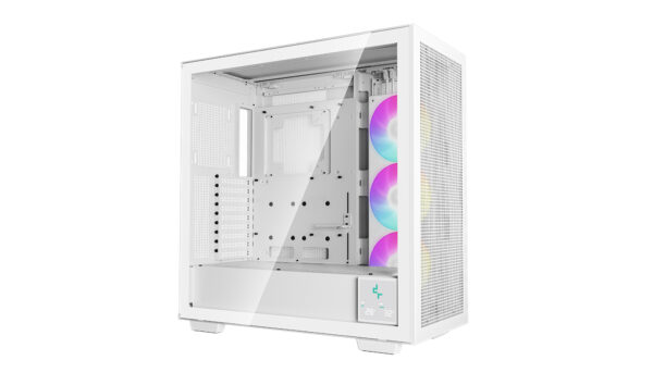 DEEPCOOL MORPHEUS GAMING CASE supports UP TO E-ATX motherboards , GPUs up to 480mm , Tempered Glass , 1x 420mm ARGB side fan - WHITEsupports UP TO E-ATX motherboards , GPUs up to 480mm , Tempered Glass , 1x 420mm ARGB side fan - WHITE - Image 14
