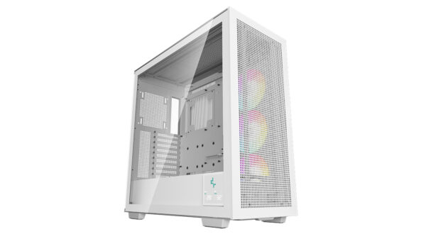 DEEPCOOL MORPHEUS GAMING CASE supports UP TO E-ATX motherboards , GPUs up to 480mm , Tempered Glass , 1x 420mm ARGB side fan - WHITEsupports UP TO E-ATX motherboards , GPUs up to 480mm , Tempered Glass , 1x 420mm ARGB side fan - WHITE - Image 15