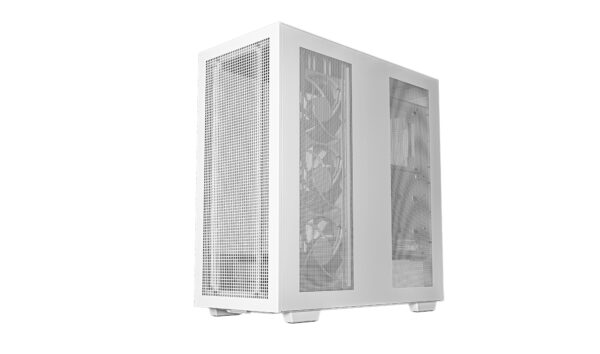 DEEPCOOL MORPHEUS GAMING CASE supports UP TO E-ATX motherboards , GPUs up to 480mm , Tempered Glass , 1x 420mm ARGB side fan - WHITEsupports UP TO E-ATX motherboards , GPUs up to 480mm , Tempered Glass , 1x 420mm ARGB side fan - WHITE - Image 7