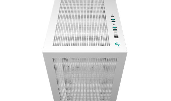 DEEPCOOL MORPHEUS GAMING CASE supports UP TO E-ATX motherboards , GPUs up to 480mm , Tempered Glass , 1x 420mm ARGB side fan - WHITEsupports UP TO E-ATX motherboards , GPUs up to 480mm , Tempered Glass , 1x 420mm ARGB side fan - WHITE - Image 8