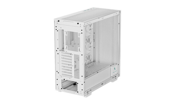 DEEPCOOL MORPHEUS GAMING CASE supports UP TO E-ATX motherboards , GPUs up to 480mm , Tempered Glass , 1x 420mm ARGB side fan - WHITEsupports UP TO E-ATX motherboards , GPUs up to 480mm , Tempered Glass , 1x 420mm ARGB side fan - WHITE - Image 9
