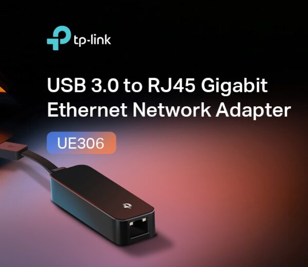 TP-Link USB to Ethernet Adapter (UE306), Supports Nintendo Switch, Foldable USB 3.0 to Gigabit Ethernet LAN Network Adapter, Supports Windows, Linux, Apple MacBook OS 10.11 - 12, Surface