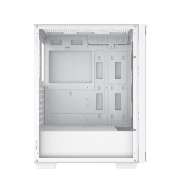 Xigmatek Elite One Arctic ATX Mid Tower Gaming PC Case w/FRONT PANEL TEMPERED GLASS , Support Up to 320mm GPU & up to 6 Fans ; Prebuilt 4 X 120mm RGB Case Fans, EFFECTIVE HEAT DISSIPATION  - WHITE  - Image 19