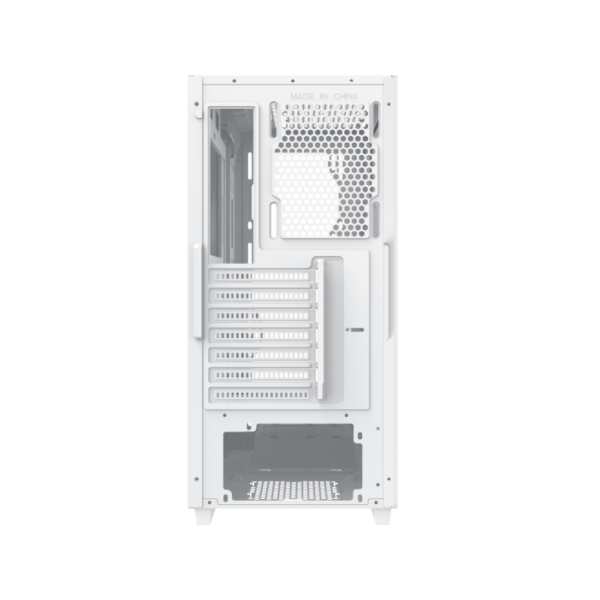Xigmatek Elite One Arctic ATX Mid Tower Gaming PC Case w/FRONT PANEL TEMPERED GLASS , Support Up to 320mm GPU & up to 6 Fans ; Prebuilt 4 X 120mm RGB Case Fans, EFFECTIVE HEAT DISSIPATION  - WHITE  - Image 20