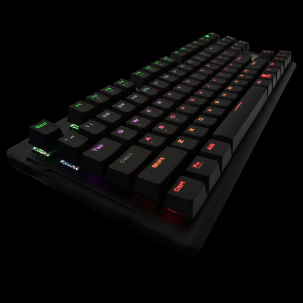 GAMDIAS HERMES E2 7 COLOR ARABIC WIRED KEYBOARD - Image 2