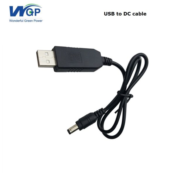 Voltage transform DC male cable USB 5V to 9V 12Voutput DC power cable for Wifi Router - Image 2