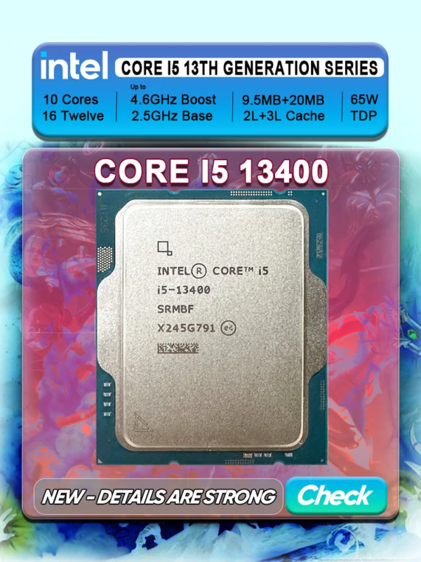 Intel Core i5 13400 2.5GHz 1.80 GHz · 4.60 GHz "TRAY"