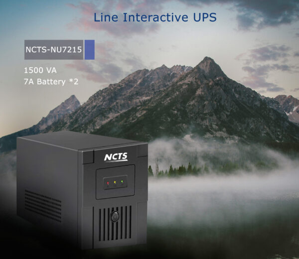 NCTS UPS 1500VA 600 WATT BATTERY MODEL:NU7215