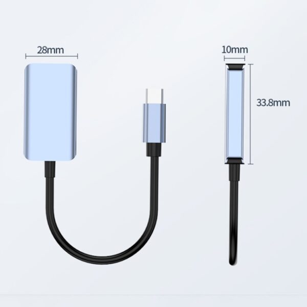 USB C to 4K HDMI Adapter (@60Hz), 4096x2160 Resolution,10Gbps Transmission Rate , Output HDTV ,  Plug and play , Universal Compatibility BYL-2006 - Image 4