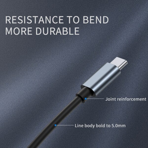  5 in 1 USB-C / Type-C to USB HUB Adapter , Compatible with USB 1.1/2.0/3.0, PD 100W charging ,Fast heat dissipation ,  BYL-2301T - Image 3
