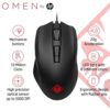 HP Omen 400 Wired USB Gaming Mouse, Optimized Mechanical Switches, Quick Adjust 1600-5000 DPI Optical Sensor, Sniper Mode 400 DPI, RGB LED, Customizable Buttons - [RePacked] 