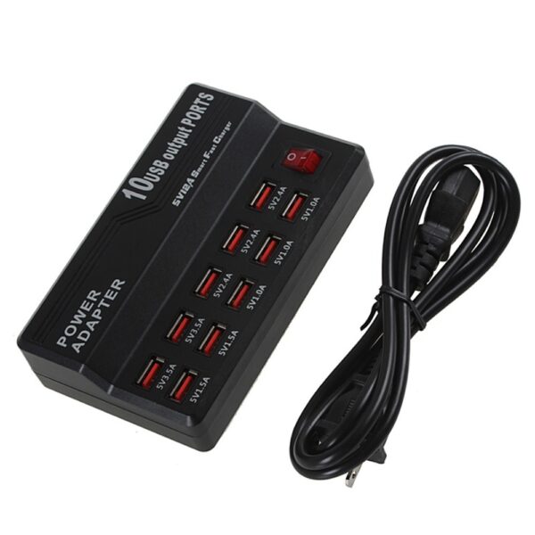 USB FAST CHARGER 10 PORTS USB W-838 - Image 2