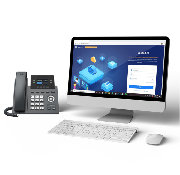 Grandstream GRP2612W Carrier-Grade HD IP Phone WiFi - PoE , 4 dual-color line keys ,3-way conference (EHS) , Integrated dual-band WiFi - Image 5