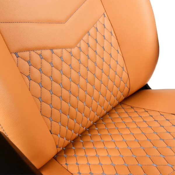 ICON REAL LEATHER COGNAC/BLACK - NOBLECHAIRS Office and Gaming Chair "AWARD WINNING" - Image 3