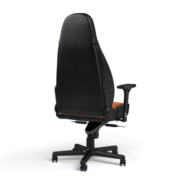 ICON REAL LEATHER COGNAC/BLACK - NOBLECHAIRS Office and Gaming Chair "AWARD WINNING" - Image 12